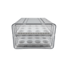 Two-Level Egg Organiser Drawer - Secure & Efficient Fridge Storage for optimal kitchen and fridge organisation.