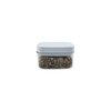 White 400ML airtight container for pantry storage, perfect kitchen space-saving organizer.