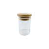 120ml Herb & Spice Jar with Bamboo Lid ideal for kitchen and pantry storage, enhancing kitchen organisation with glass jar organisers.