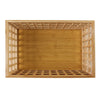 Bamboo Perforated Storage Basket β Large, ideal for kitchen and pantry organisation, enhances storage with natural wood elegance.