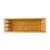 Bamboo Perforated Storage Basket β Small, perfect for kitchen organisation, fits in drawers for efficient pantry or under sink storage.