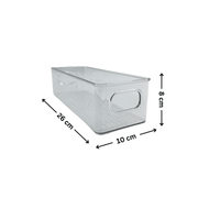 Clear Multi-Use Storage Tub With Lip – Mini for efficient pantry and kitchen organisation.