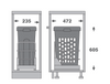 Hamper LaundryPull-Out β 300mm (35L)