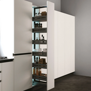 Pull Out Pantry – Tall Pantry Storage Unit for kitchen organisation, maximising space with smooth-glide shelves.