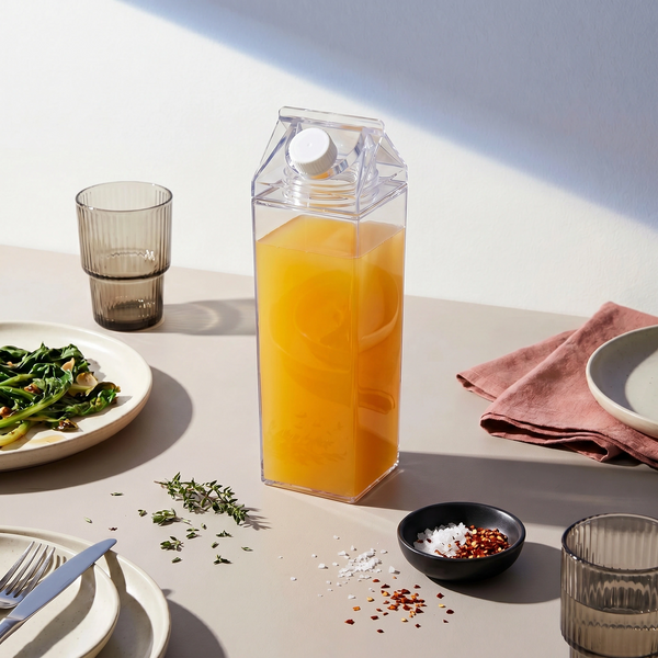 Clear Drink Container โ 1 Liter
