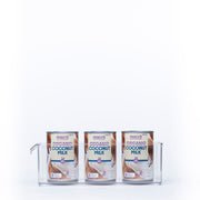Clear Stackable Tub With Lip – Small used for pantry organisation with canned goods. Ideal for kitchen storage organisers and efficiency.