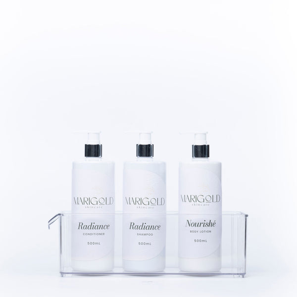 Clear Stackable Tub With Lip – Small used as bathroom storage organiser for shampoos and lotions, enhancing under sink storage.