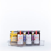 Clear Stackable Tub With Lip – Large storing jars for pantry organisation, ideal as storage organisers in kitchen spaces.