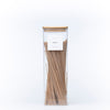 Square Glass Jar with Bamboo Lid – 2300ml Pantry Storage for pasta, ideal for kitchen and pantry organisation.
