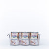 Clear Stackable Tub With Lip – XL used for pantry organisation, shown holding canned goods. Ideal for kitchen storage organisers.