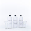 Clear Storage Tub With Handles - Medium used for organising bathroom toiletries, ideal for under sink storage or bathroom shelf.