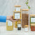 Round Glass Jar with Bamboo Lid - 840ml