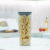 Glass jar from Family Pantry System Pack holding pasta shells, perfect for kitchen organisation. Ideal for pantry storage.