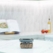 Family Pantry System Pack container storing almonds on the kitchen countertop, ideal for pantry and kitchen organisation needs.