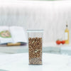 Clear Airtight Stackable Containers – 4 Sizes filled with beans, ideal for pantry organisation and kitchen storage solutions.