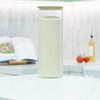 Large Glass Storage Jar with Bamboo Lid 6.4L - Kitchen Pantry Container