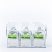 Pull-Out Organiser – Clear with spray bottles ideal for under sink storage and kitchen organisation solutions.