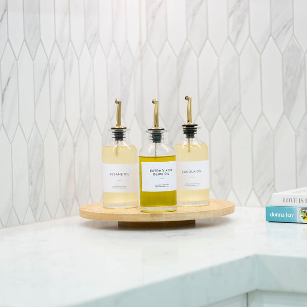 Bamboo Rotating Storage Turntable – Lazy Susan