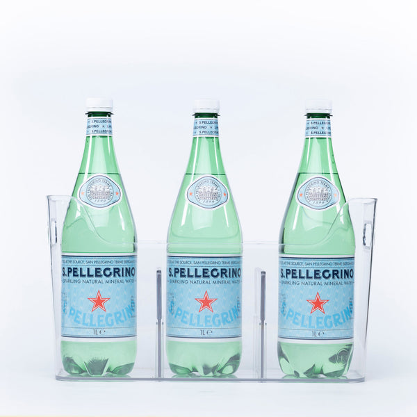 Pull-Out Organiser – Clear holding glass jars, ideal for pantry or fridge storage. Perfect for kitchen organisation.