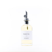 Round Glass Oil & Vinegar Bottle – 350ml Dispenser with pour spout, perfect for kitchen organisers and pantry storage.