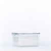 Fridge Storage Container with Single Basket, ideal for kitchen organisation, keeping food fresh with clear design in fridge organisers.
