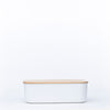 Plastic & Bamboo Storage Containers – Multi-Purpose Organisers, ideal for kitchen or pantry use, offering efficient storage solutions.