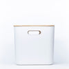 Plastic & Bamboo Storage Containers – Multi-Purpose Organisers for sleek kitchen or pantry organisation.