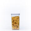 White Airtight Container with Twist Lock – 2100ml used for storage organisers in pantry with pasta inside
