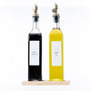Clear Oil & Vinegar Bottle – 500 ml set on kitchen counter for efficient kitchen organisation and storage.
