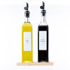 Clear Oil & Vinegar Bottle – 500 ml on kitchen counter for efficient storage and pantry organisation. Ideal for kitchen organisation.