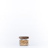 Round Glass Acacia Storage Jar filled with granola, ideal for kitchen or pantry organisation, part of a 5 Pack set.