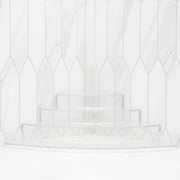 Clear 3-Tier Corner Spice Rack designed for efficient kitchen and pantry organisation, perfect for storage organisers.