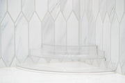 Empty Clear 3-Tier Corner Spice Rack with 11 × 160 ml Spice Jars for efficient kitchen and pantry organisation.