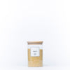 1250ml Glass Storage Jar with Bamboo Lid filled with risoni, ideal for pantry organisation and kitchen storage.