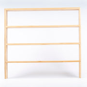 Bamboo Standing 4-Tier Shelf for effective kitchen and pantry organisation, ideal for use as versatile storage organisers.