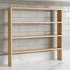 Bamboo Standing 4-Tier Shelf for efficient kitchen and pantry organisation, enhances space with style in storage organisers.