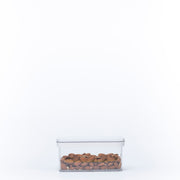 Clear Airtight Stackable Containers – 4 Sizes filled with nuts, ideal for kitchen and pantry organisation and storage organisers.
