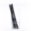 Clear Pull-Out Organiser holding magazines, ideal for kitchen or pantry deep shelf storage, enhancing organisation and easy access.