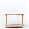Double-Tier Bamboo Lazy Susan – 30cm Rotating Organiser