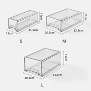 Clear Modular Drawer Organiser – Large for kitchen or pantry storage, enhancing drawer organisation and efficient space use.