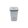 White twist canister for pantry storage, perfect kitchen basket for organizing.