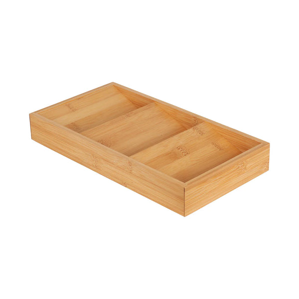 Bamboo Spice Drawer Organiser with 9 Jars β 3 Tier Rack