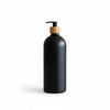 Black Bathroom Pump Bottle – 1 L Refillable Dispenser for stylish under sink storage and bathroom organisation.