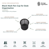 Black mesh pen cup for desk organisation designed to keep pens, pencils, markers, scissors and office supplies neatly stored and easy to access. The durable metal mesh construction provides visibility of contents while helping reduce desk clutter and maintain an organised workspace. Its compact, lightweight design fits comfortably on office desks, study areas, home offices, reception counters and classroom workstations without occupying excessive space. The sleek black finish complements modern, professiona