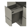 Pull out 35L bin for 400mm cabinet, ideal space-saving kitchen storage organizer.