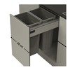 Pull-Out Kitchen Bin – 450mm Cabinet (2 × 21L) for efficient under sink storage; enhances kitchen organisation with pull out bins.