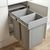 36L waste bin with runners for 400mm cabinet, ideal for kitchen or pantry storage, space-saving home organisation solution.