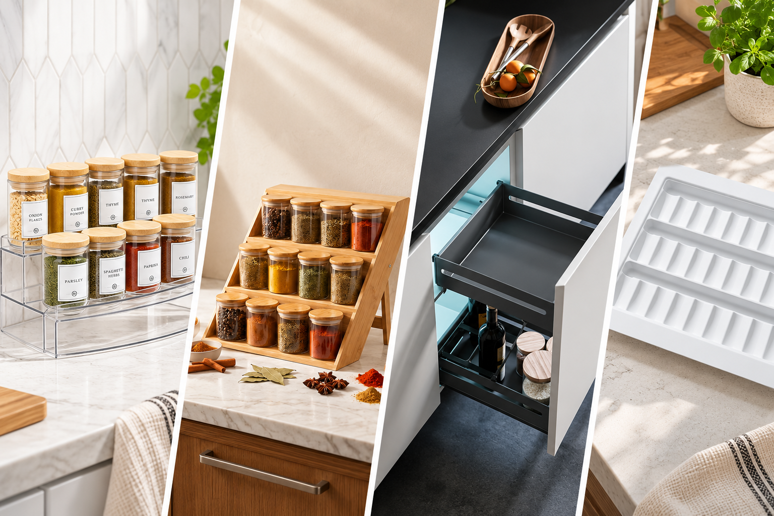 Spice Racks and Storage: Choosing the Right Rack for Your Kitchen