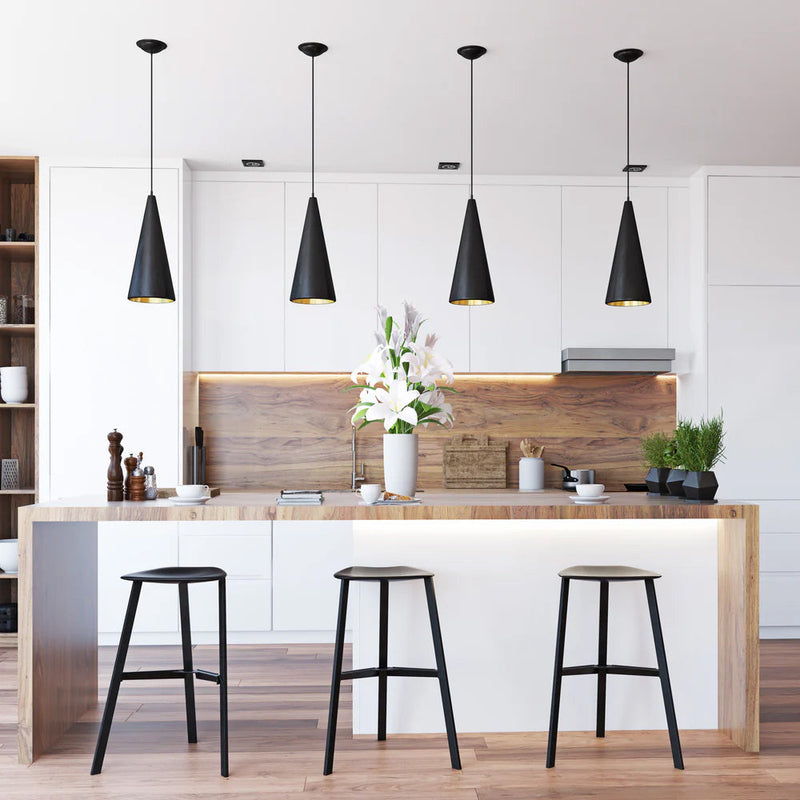 Bamboo lid kitchen containers on marble counter for pantry storage and home organisation.