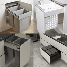 Bins & Hampers storage for organised laundry and home spaces